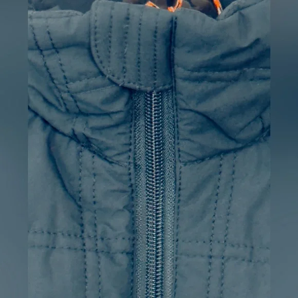 Bass Outdoor Womens Zip Front Quilted Puffer Jacket Navy Oversized Medium NWT - Picture 7 of 12